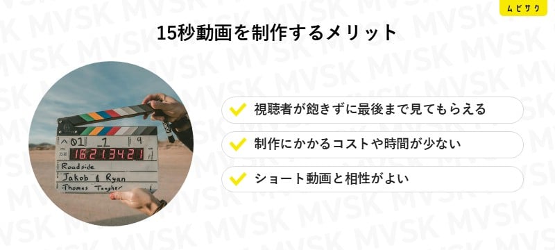 15秒動画を制作するメリット