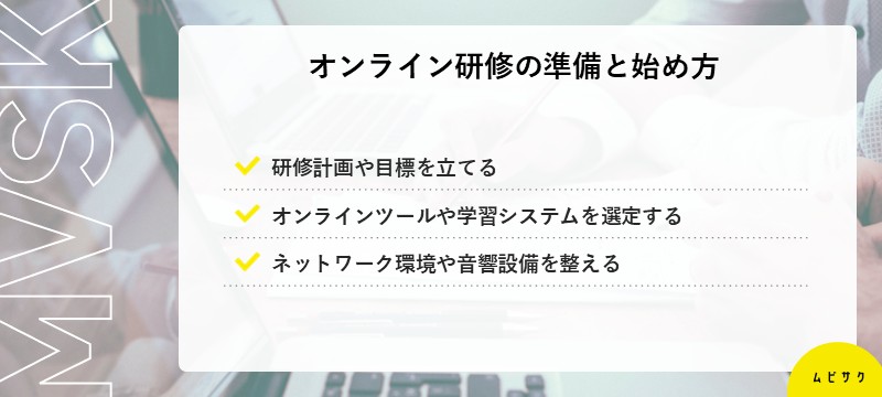 オンライン研修の準備と始め方