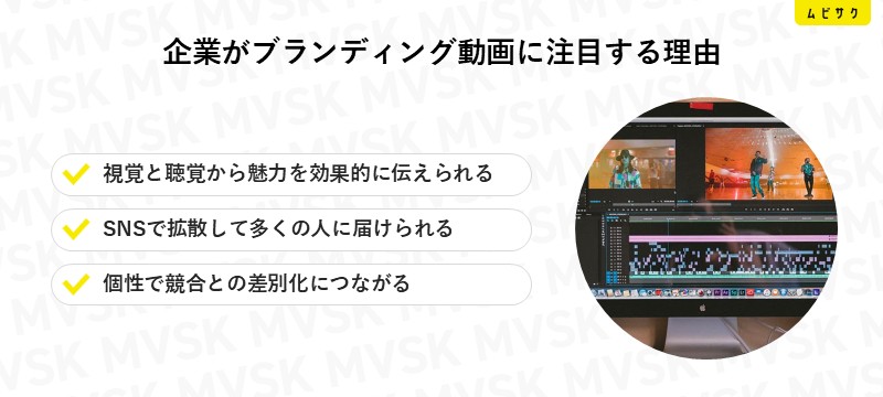 企業がブランディング動画に注目する理由