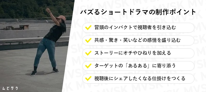 バズるショートドラマの作り方とポイント