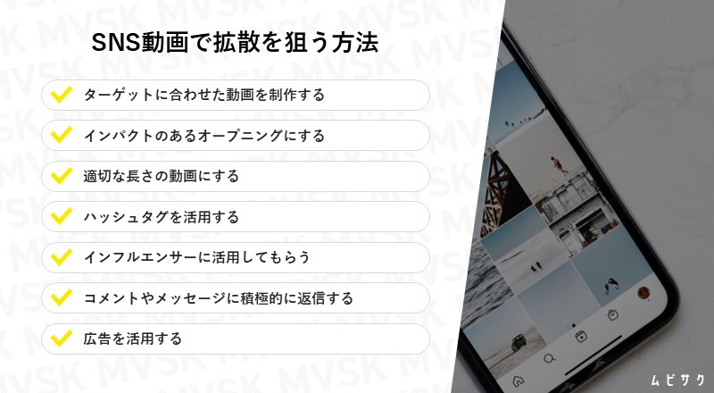 SNS動画で拡散を狙う方法