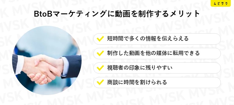 BtoBマーケティングに動画を制作するメリット