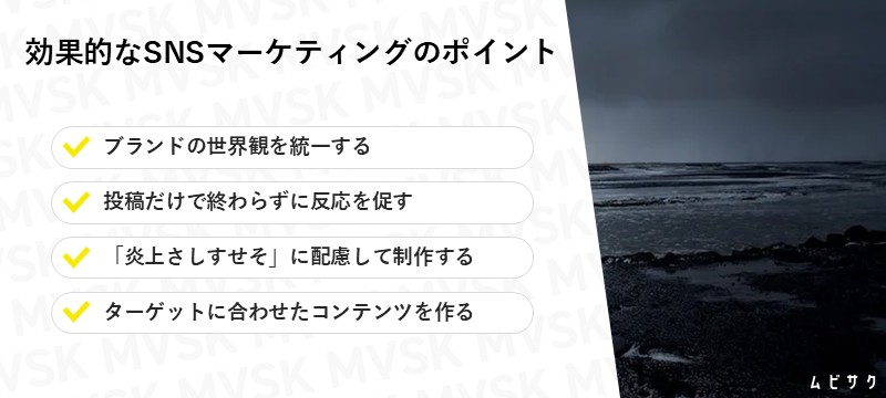効果的なSNSマーケティングのポイント