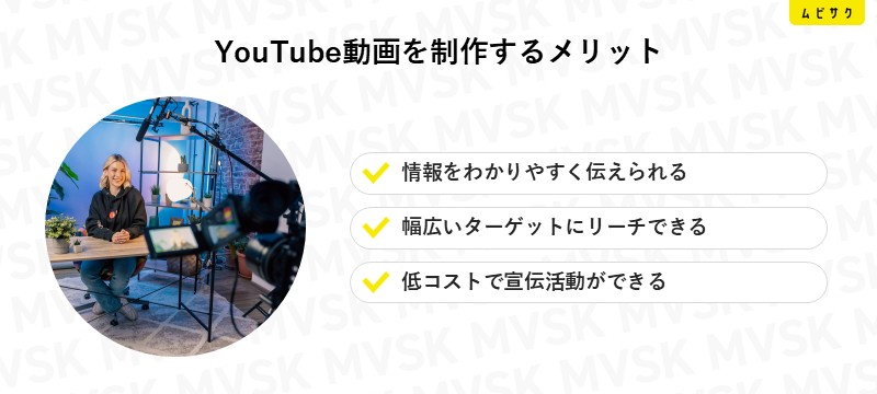 YouTube動画を制作するメリット