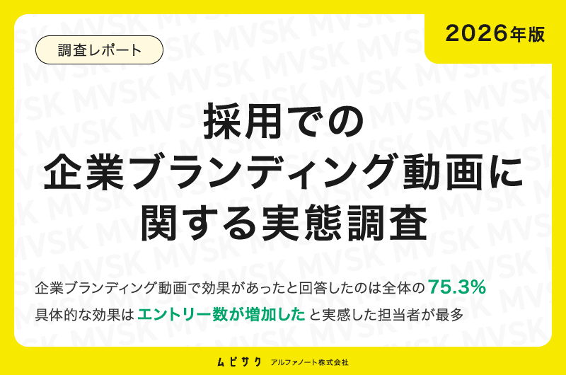 【2026年版】採用での企業ブランディング動画に関する実態調査｜効果があったと回答したのは75.3%